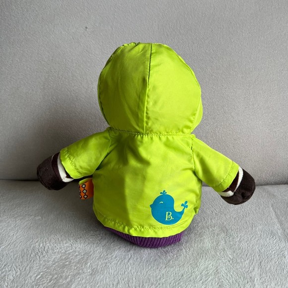 2018 B. You Giggling Zebb Zebra Teaching Doll Sensory Learn to Dress Plush Toy 1 - Picture 4 of 5